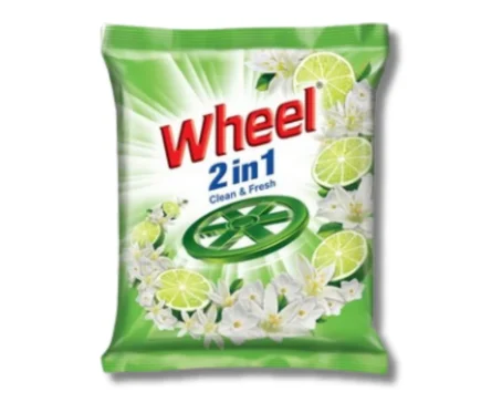 Wheel Clean & Fresh 2in1 Detergent Powder 200 gm